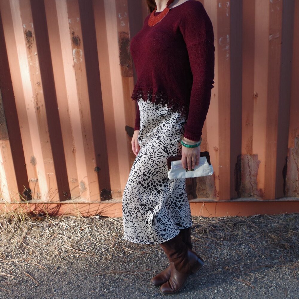 Leopard Print Satin Feel By Timing